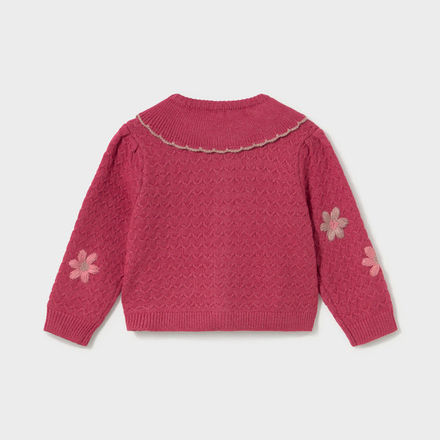 Rebeca tricot Flores Frambuesa - Mayoral