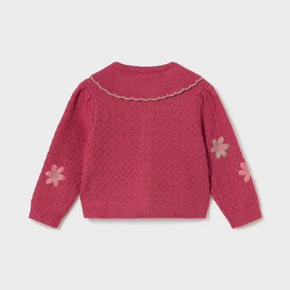 Rebeca tricot Flores Frambuesa - Mayoral