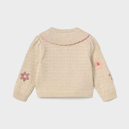 Rebeca tricot Flores Crudo - Mayoral