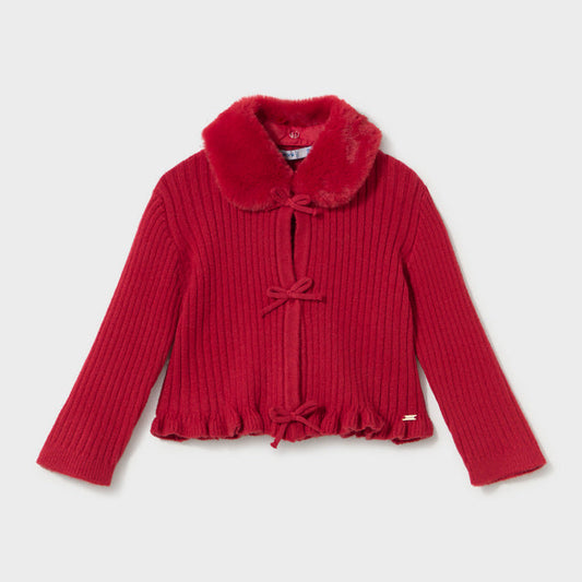 Rebeca Tricot Cuello Pelo Rojo - Mayoral