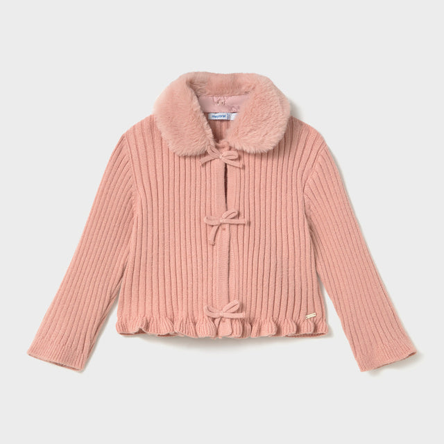 Rebeca Tricot Cuello Pelo Nude - Mayoral