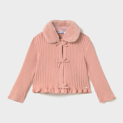 Rebeca Tricot Cuello Pelo Nude - Mayoral