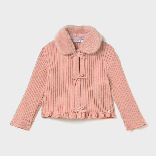 Rebeca Tricot Cuello Pelo Nude - Mayoral