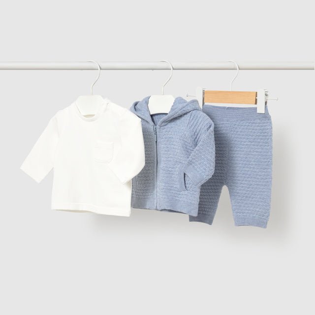 Conjunto 3 piezas Polaina Cielo - Mayoral