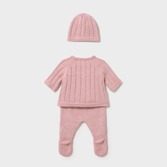 Conjunto 3 piezas Polaina Rosa Vigoré - Mayoral
