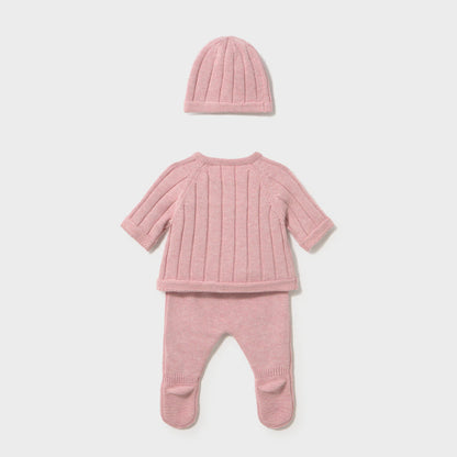 Conjunto 3 piezas Polaina Rosa Vigoré - Mayoral