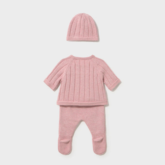 Conjunto 3 piezas Polaina Rosa Vigoré - Mayoral