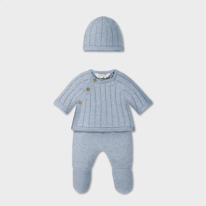 Conjunto 3 piezas Polaina Azul cielo - Mayoral
