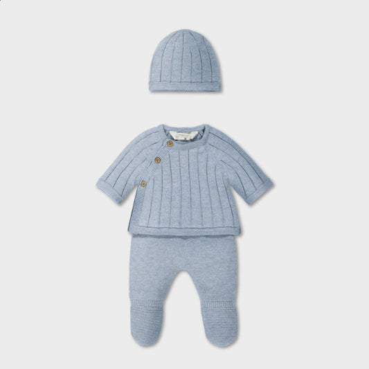 Conjunto 3 piezas Polaina Azul cielo - Mayoral