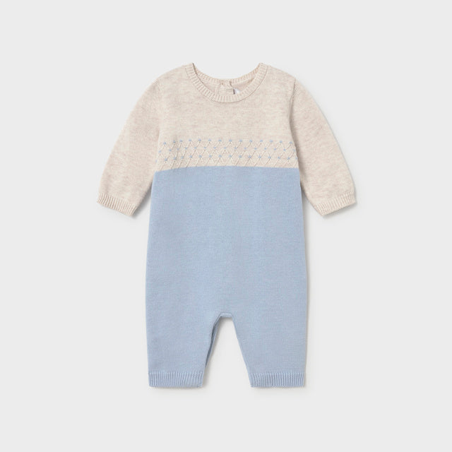 Pelele Tricot Azul Cielo - Mayoral