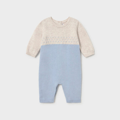 Pelele Tricot Azul Cielo - Mayoral