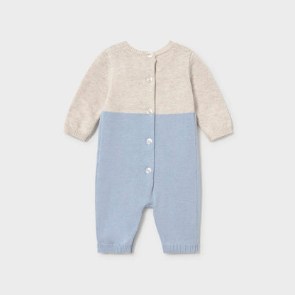 Pelele Tricot Azul Cielo - Mayoral