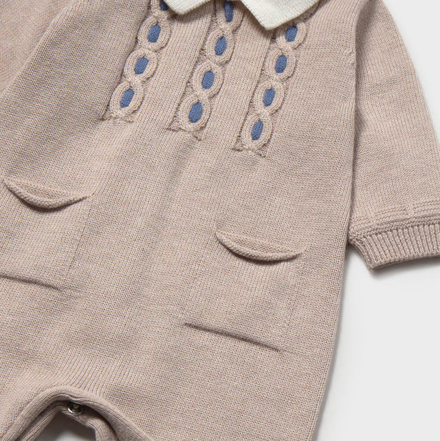 Pelele Tricot Moca - Mayoral