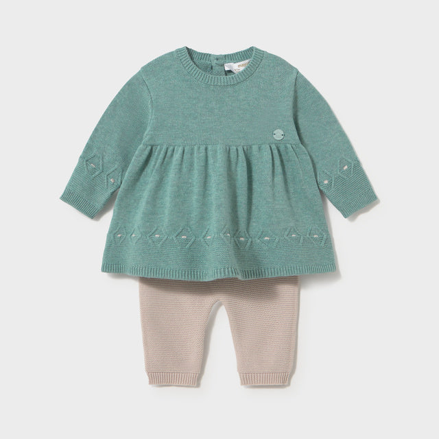 Conjunto leggings y vestido tricot Mineral - Mayoral