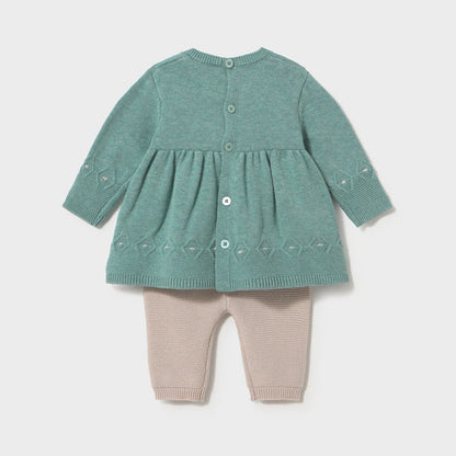 Conjunto leggings y vestido tricot Mineral - Mayoral