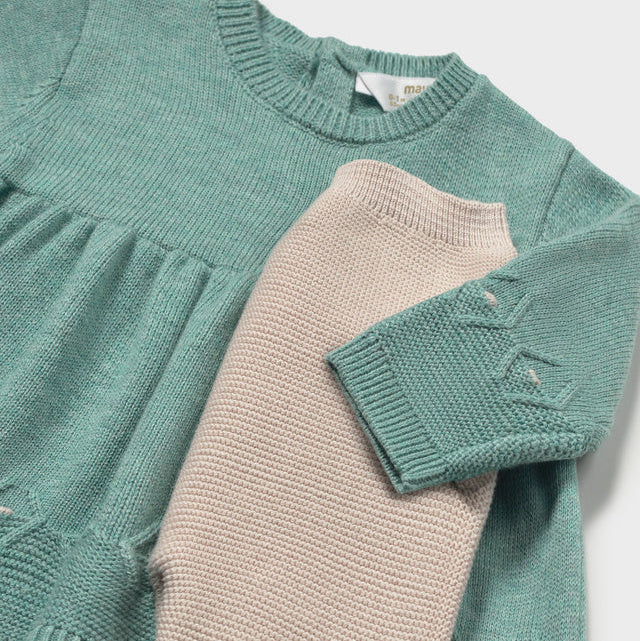 Conjunto leggings y vestido tricot Mineral - Mayoral