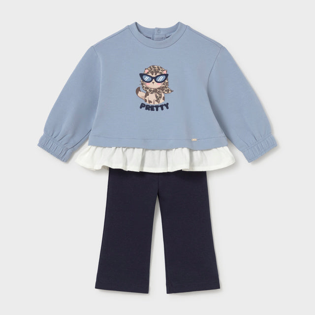 Conjunto legging flare y sudadera Pretty - Mayoral