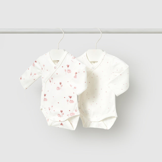 Pack 2 bodies nubes Rosa - Mayoral