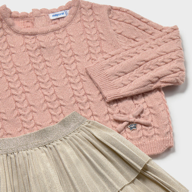 Conjunto falda volantes y jersey Petisui - Mayoral