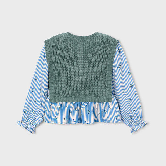 Camisa con chaleco combinado Laurel - Mayoral