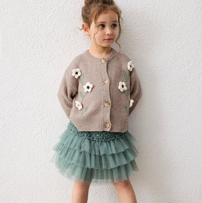 Rebeca tricot Flores Gofre - Mayoral