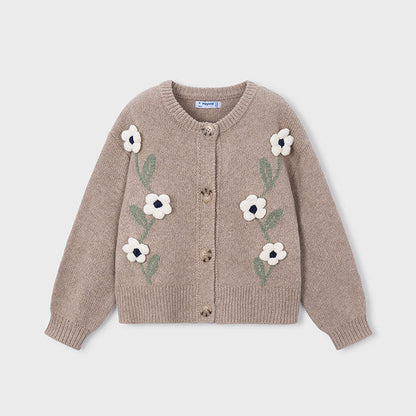 Rebeca tricot Flores Gofre - Mayoral