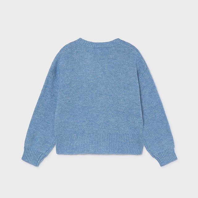 Rebeca tricot Flores Cielo - Mayoral