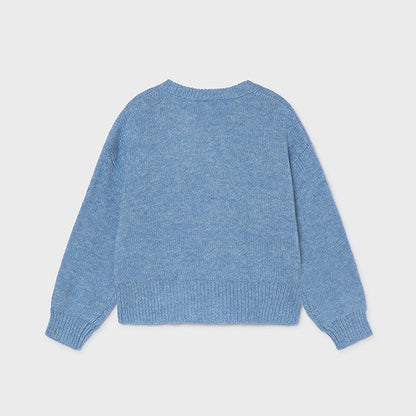 Rebeca tricot Flores Cielo - Mayoral