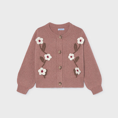 Rebeca tricot Flores Cuarzo - Mayoral