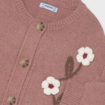 Rebeca tricot Flores Cuarzo - Mayoral