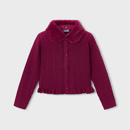 Rebeca Tricot Cuello Pelo Frambuesa - Mayoral