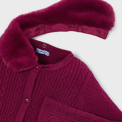 Rebeca Tricot Cuello Pelo Frambuesa - Mayoral