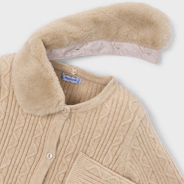 Rebeca Tricot Cuello Pelo Quinoa - Mayoral