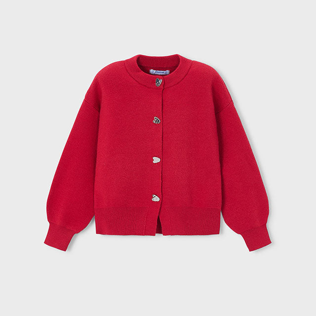 Rebeca Tricot Básica Roja – Mayoral