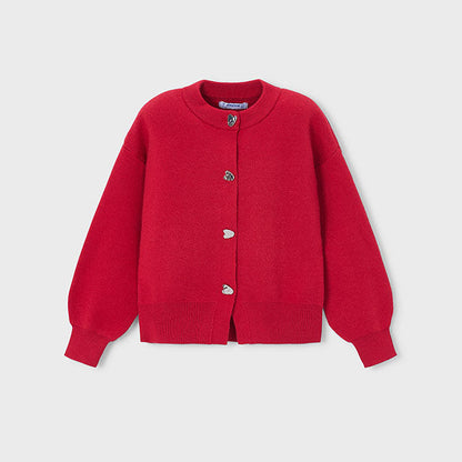 Rebeca Tricot Básica Roja – Mayoral