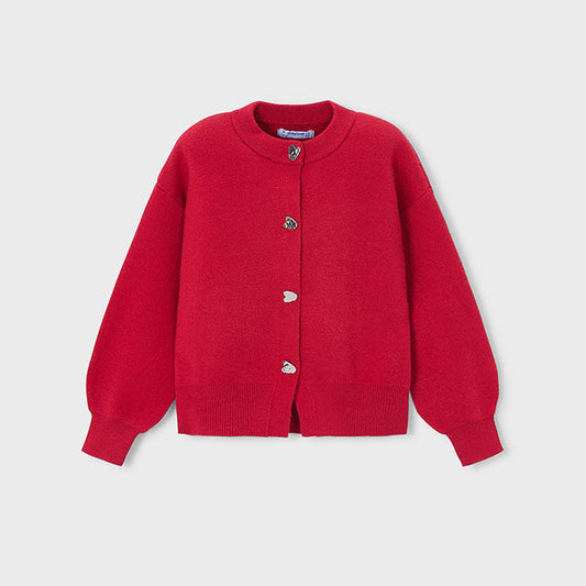 Rebeca Tricot Básica Roja – Mayoral
