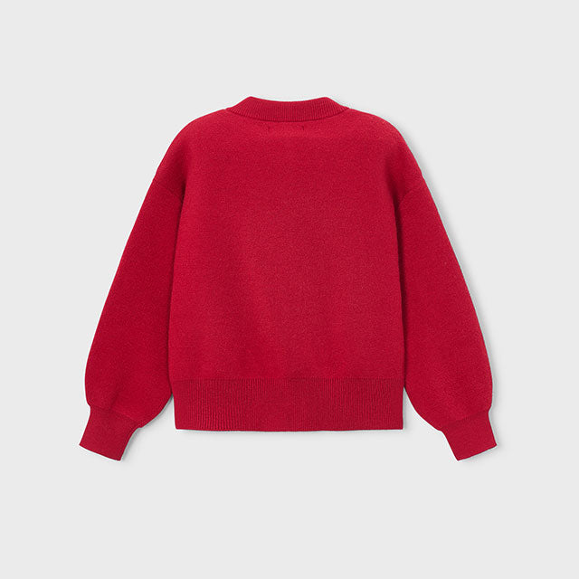 Rebeca Tricot Básica Roja – Mayoral