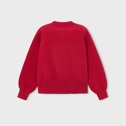 Rebeca Tricot Básica Roja – Mayoral