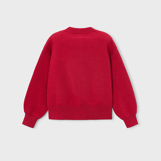 Rebeca Tricot Básica Roja – Mayoral