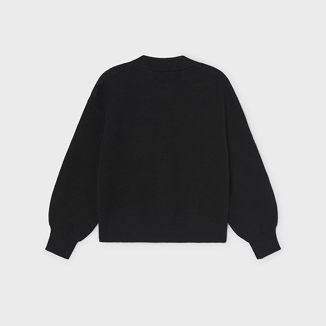 Rebeca Tricot Básica Negra – Mayoral