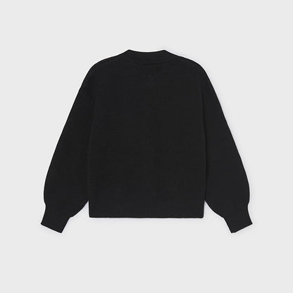 Rebeca Tricot Básica Negra – Mayoral
