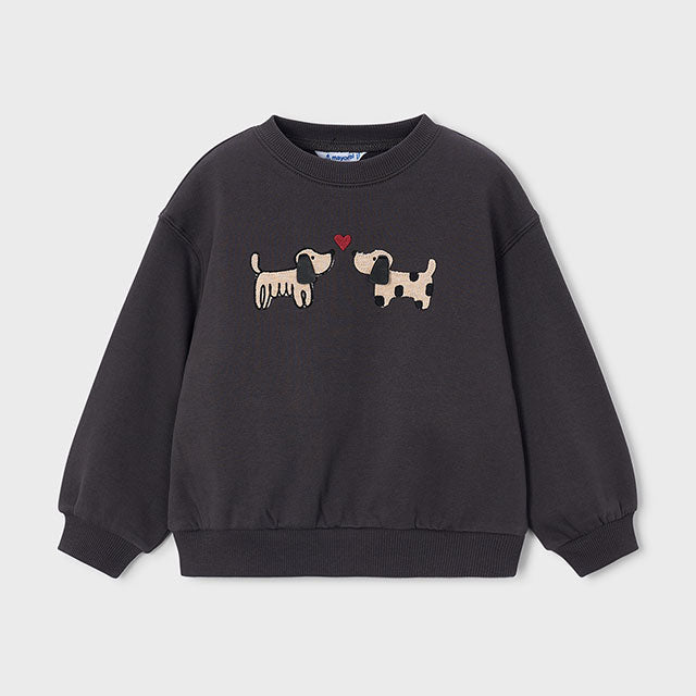 Sudadera Gris Perrito – Mayoral
