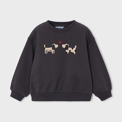 Sudadera Gris Perrito – Mayoral