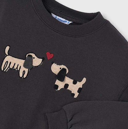Sudadera Gris Perrito – Mayoral