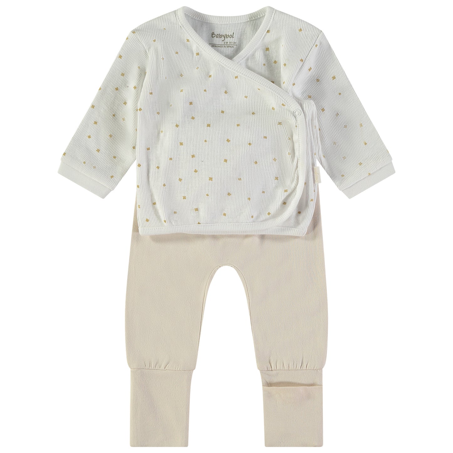 Conjunto 2 piezas beige estrellas - BabyBol