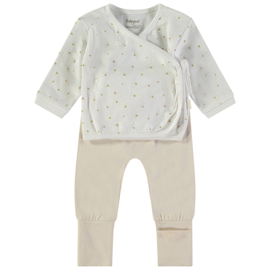 Conjunto 2 piezas beige estrellas - BabyBol