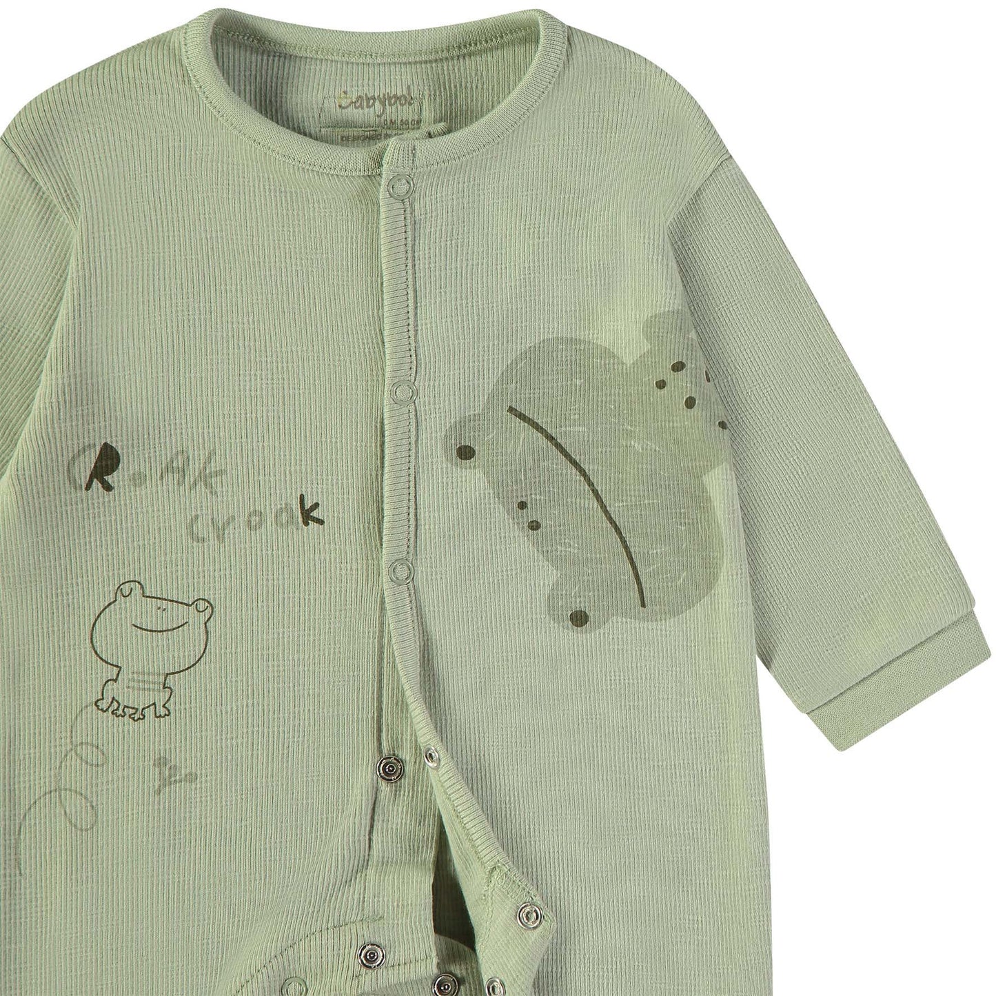 Pelele manga larga verde Croack - BabyBol