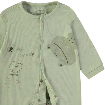 Pelele manga larga verde Croack - BabyBol