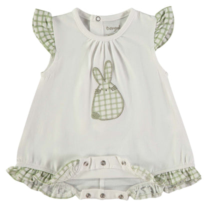 Ranita bebé niña volante Conejito Verde - BabyBol
