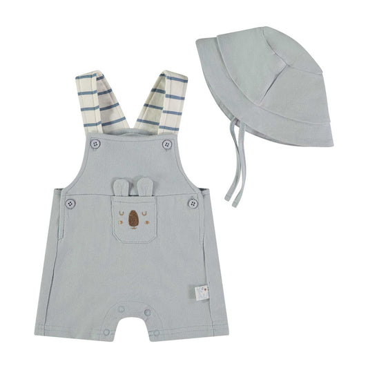 Conjunto peto y gorro Koala azul - BabyBol